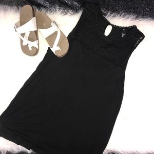 Aztec Cut Out Tank Top